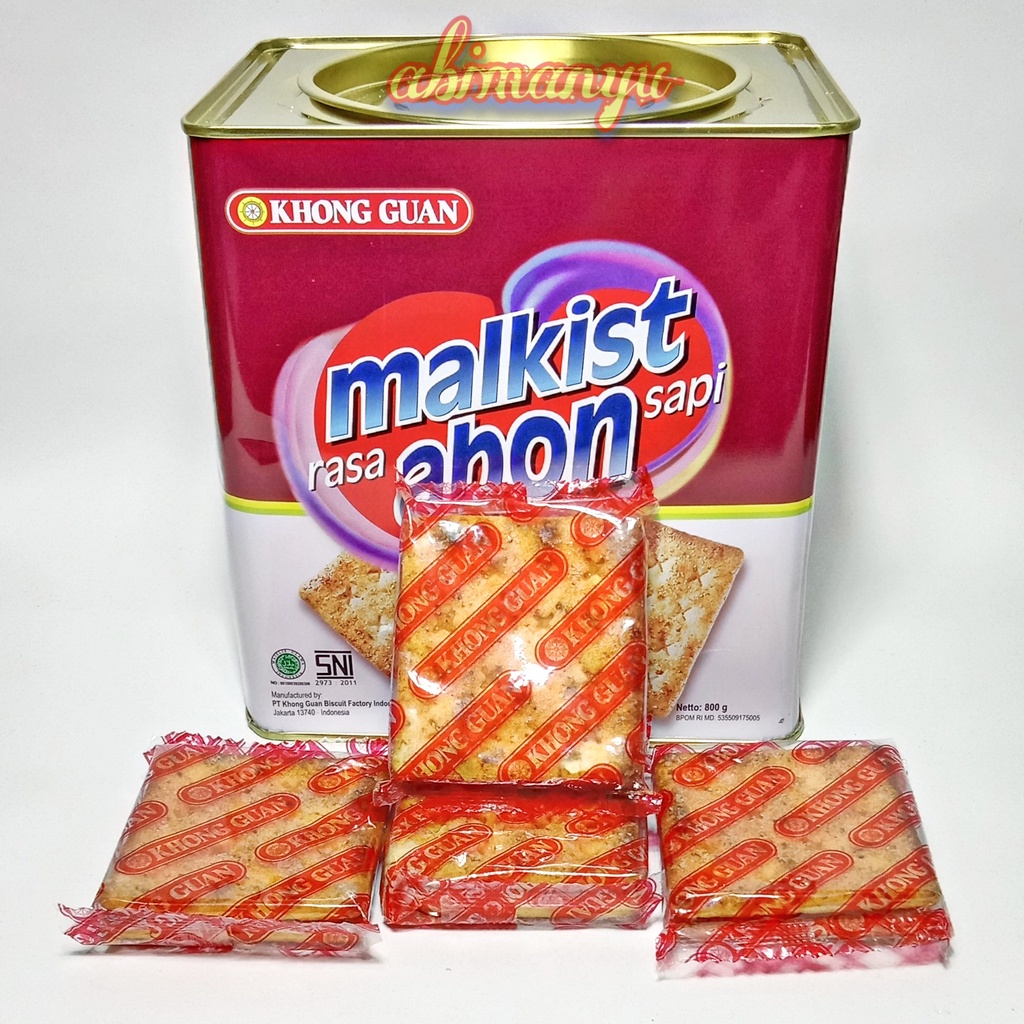 

biskuit khong guan malkist abon kaleng 800 gram