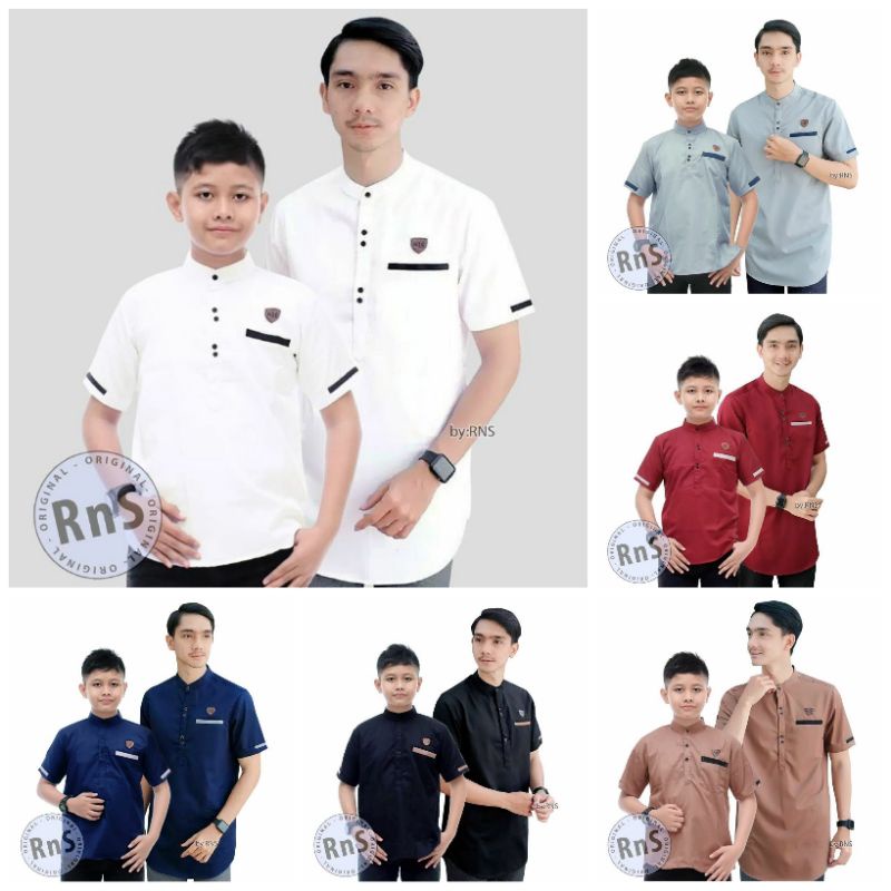 KOKO KURTA FF COUPLE ANAK AYAH / KOKO KOPEL / KOKO ANAK / KOKO AYAH / KURTA BAYI BALITA/ KOKO ANAK S