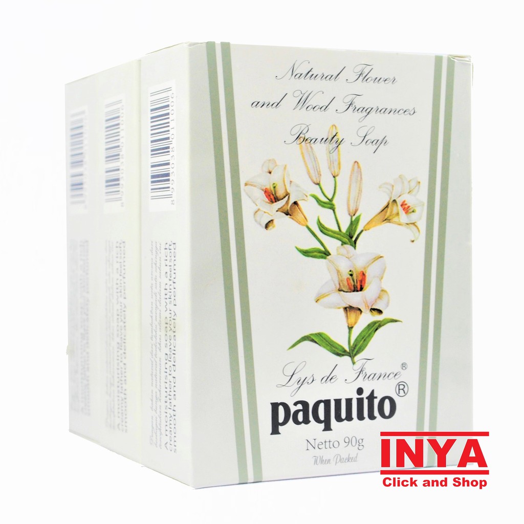 PAQUITO VEGETABLE SOAP 120gr &amp; 90gr - Sabun Batang