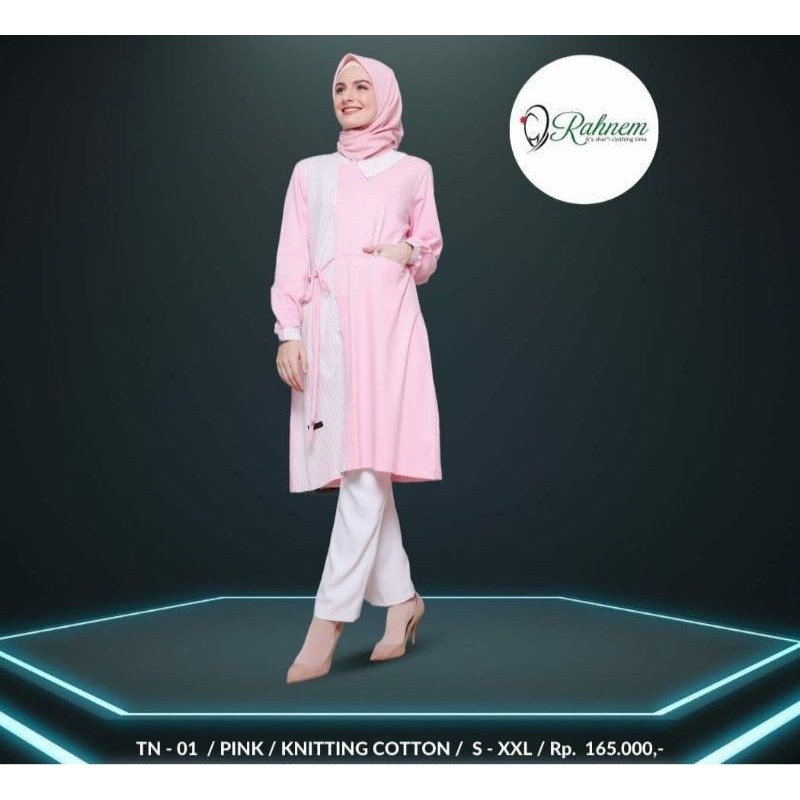 Rahnem Tunik 01 Pink TERMURAH