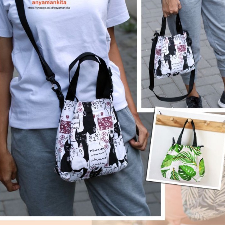 Slingbag Kanvas Kecil / Handbag Kanvas Kecil