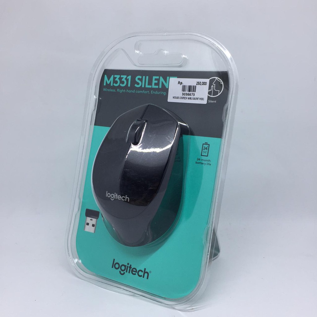 MOUSE LOGITECH WIRELESS SILENT M331 GARANSI RESMI 100%ORIGINAL AWET DAN MURAH