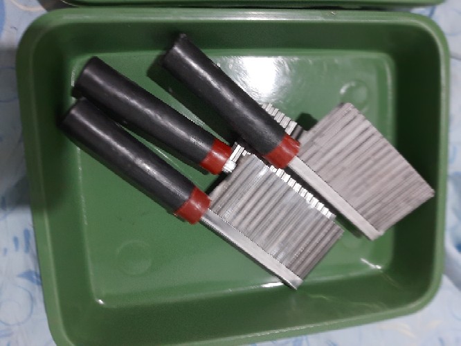 Pisau Gelombang/pisau Acar Gagang