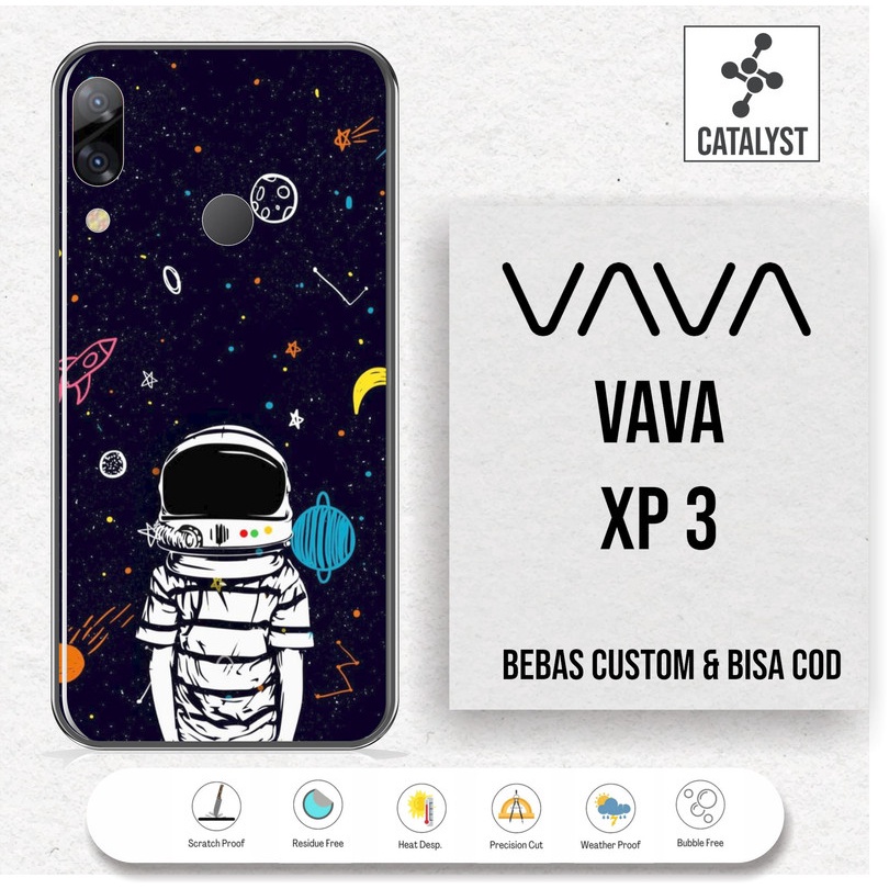 (Buy 1 Get 2) Garskin Skin VAVA XP3 - KODE -81HS Bisa Custom - Sticker Case