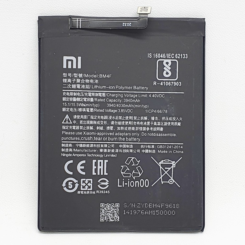 Baterai Xiaomi BM4F / BM 4F / Xiaomi 9 / CC9E Original 100% Battery