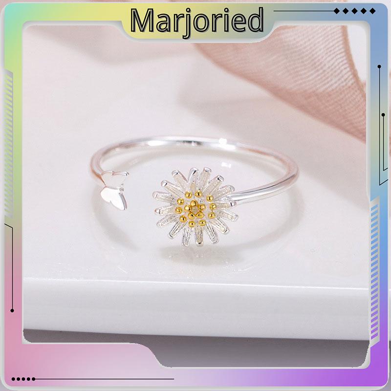 Korean Cincin Daisy Bunga Untuk Wanita Fashion Aksesoris-MJD