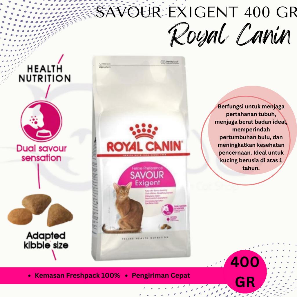 MAKANAN KUCING ROYAL CANIN SAVOUR EXIGENT 400GR 400 GR CATFOOD CAT FOOD