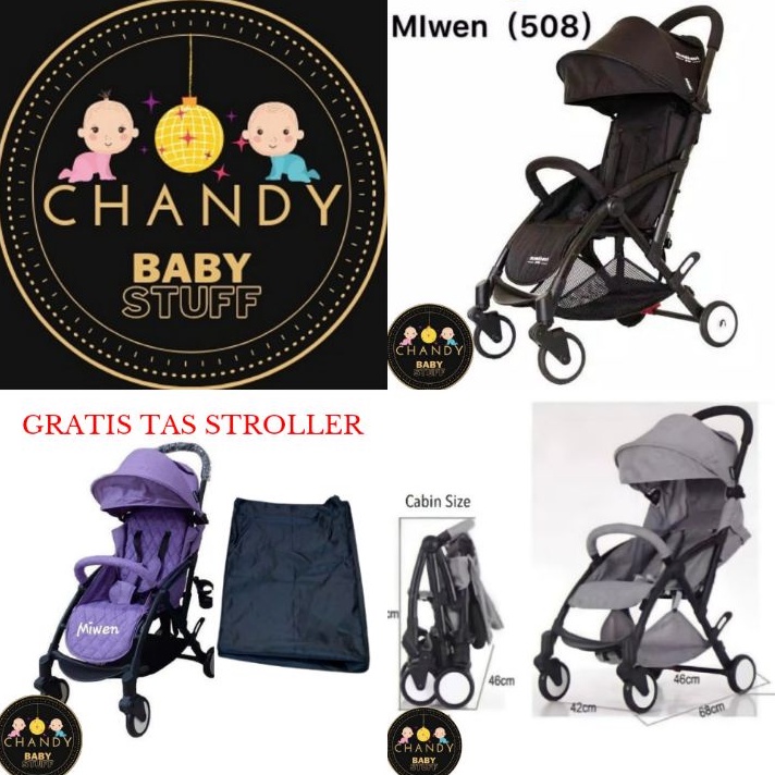 STROLLER BABY MIWEN 508 CABIN SIZE