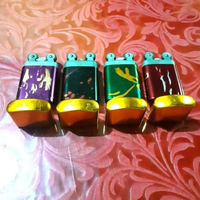 Korek Jadul Sumbu Double Pemantik Warna - Warni Best