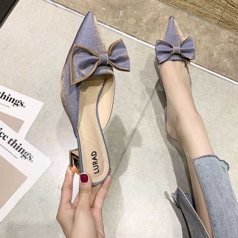 Sendal Cewek Fashion Korean Style Modis Kantor Mall Import Sandal Wanita Heels Cantik Viral Original High Quality