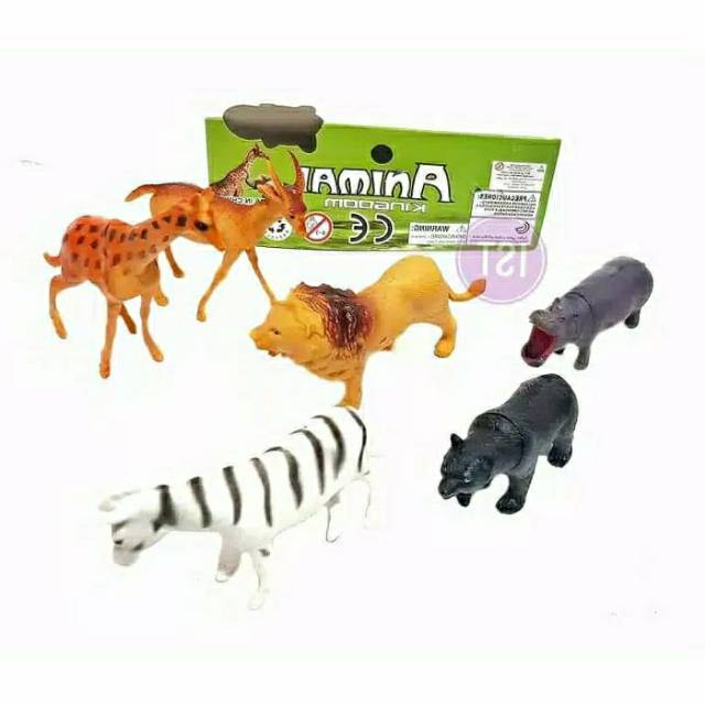 Mainan Anak Animal Collection Aneka Hewan Binatang Isi 6 Pcs
