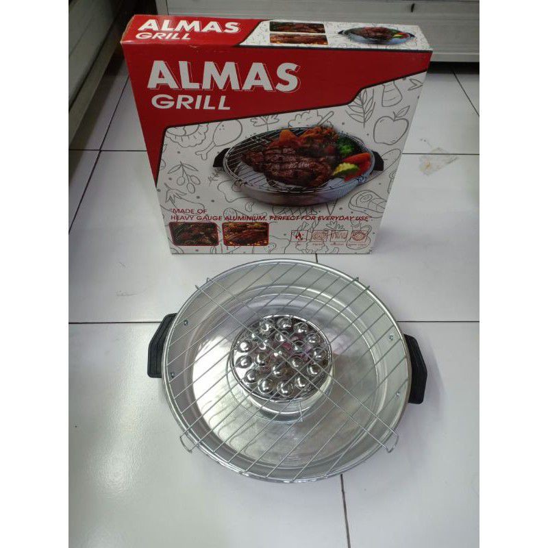 Alat Panggang Serbaguna ALMAS GRILL Alat Panggang Tanpa Arang Alat Panggang Elektrik