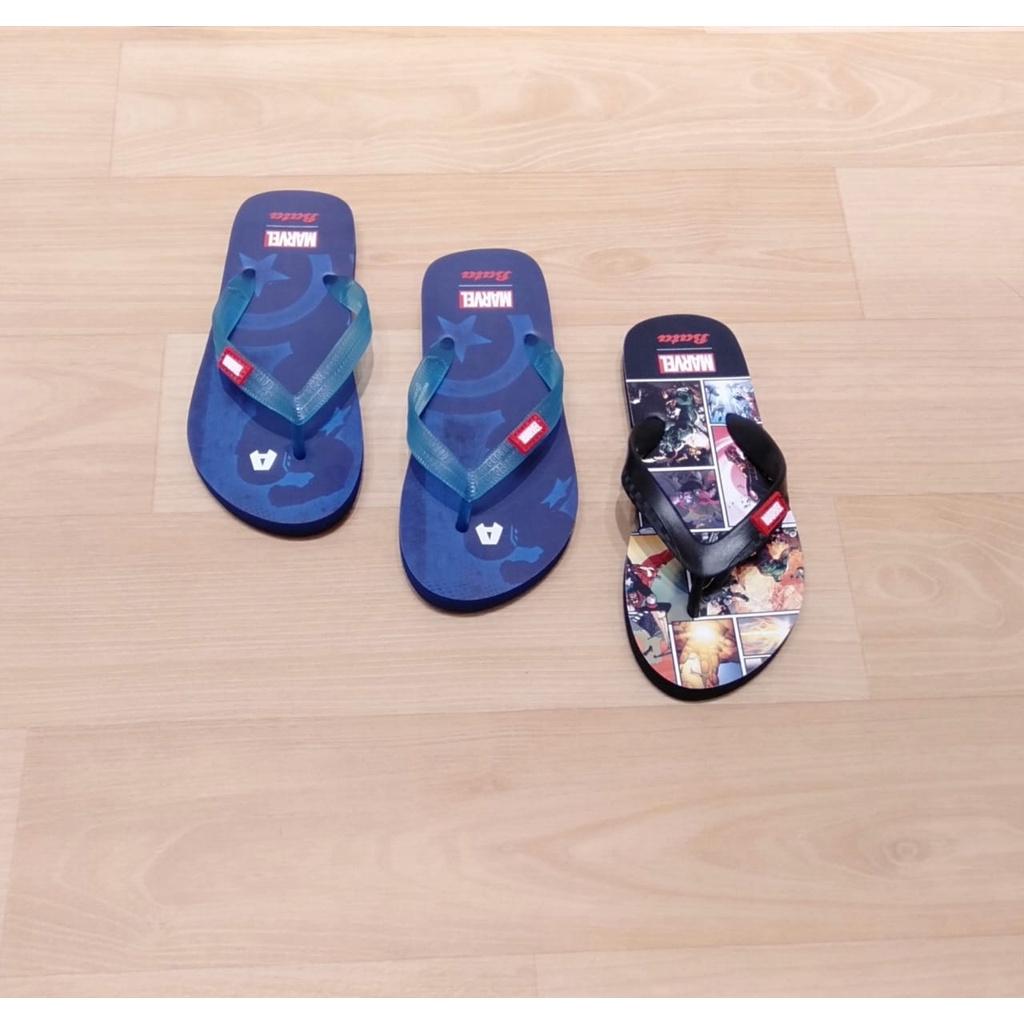 Bata Sandal Anak Laki - Laki Model Jepit Marvel 4716410 & 4719413