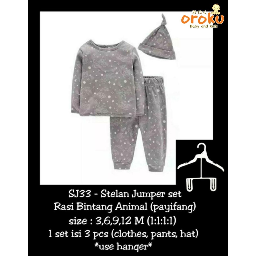 PAYIFANG JUMPER SETELAN BAYI / JUMPER BAYI