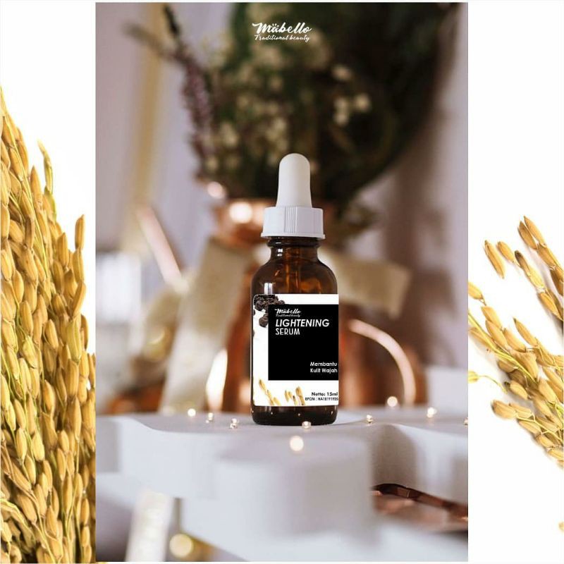 Mabello Lightening Serum / Serum Mabello Mencerahkan Kulit Wajah