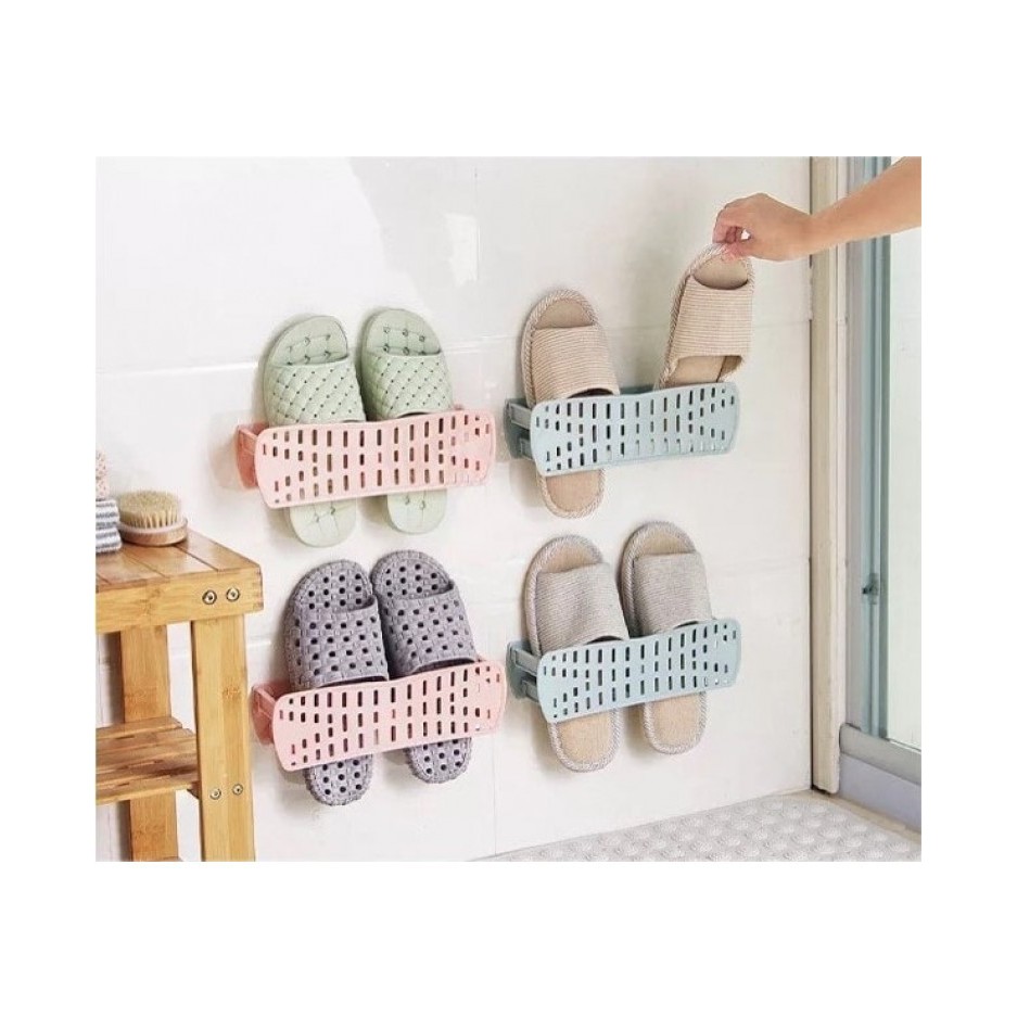 Jual Rak Sepatu Tempel Dinding Gantung Sandal Wall Interior Rumah Tangga Penyimpanan Shoes