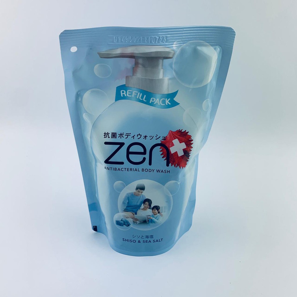 Zen Shiso&amp;Sea Salt  / Sabun Cair Zen Refill / Zen Antibacterial/450ml