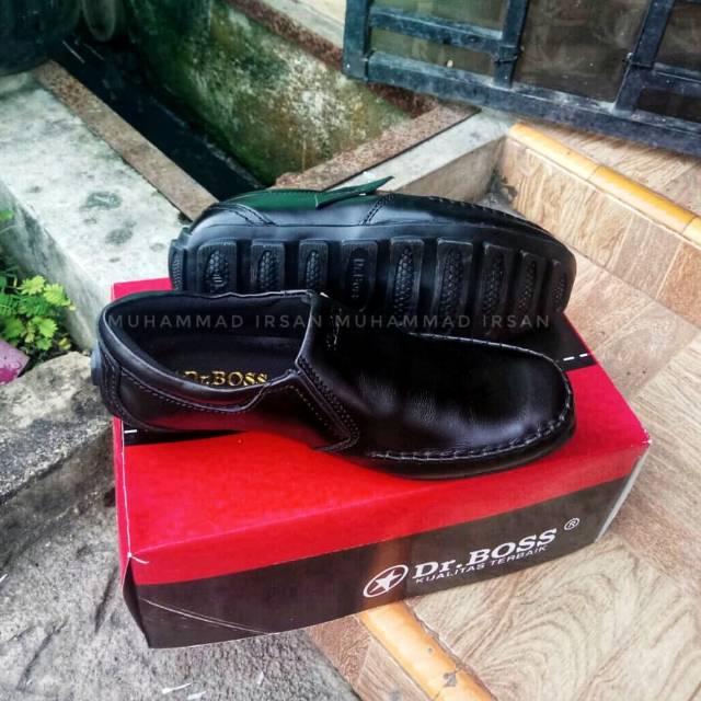 SEPATU KULIT ASLI DR. BOSS TAHAN BAKAR