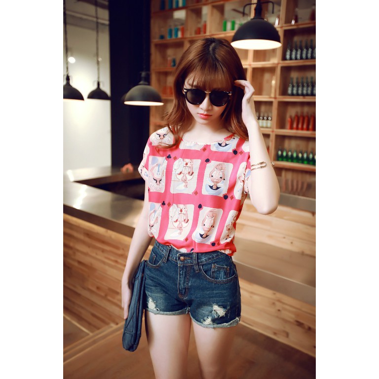 T-Shirt Korean Fashion 15WBA011