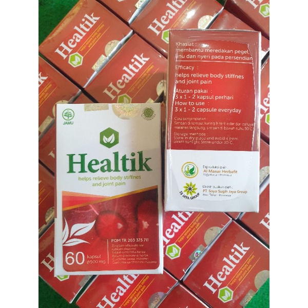 

HEALTIK OBAT HERBAL REMATIK DAN ASAM URAT | HEALTIK ASLI BPOM