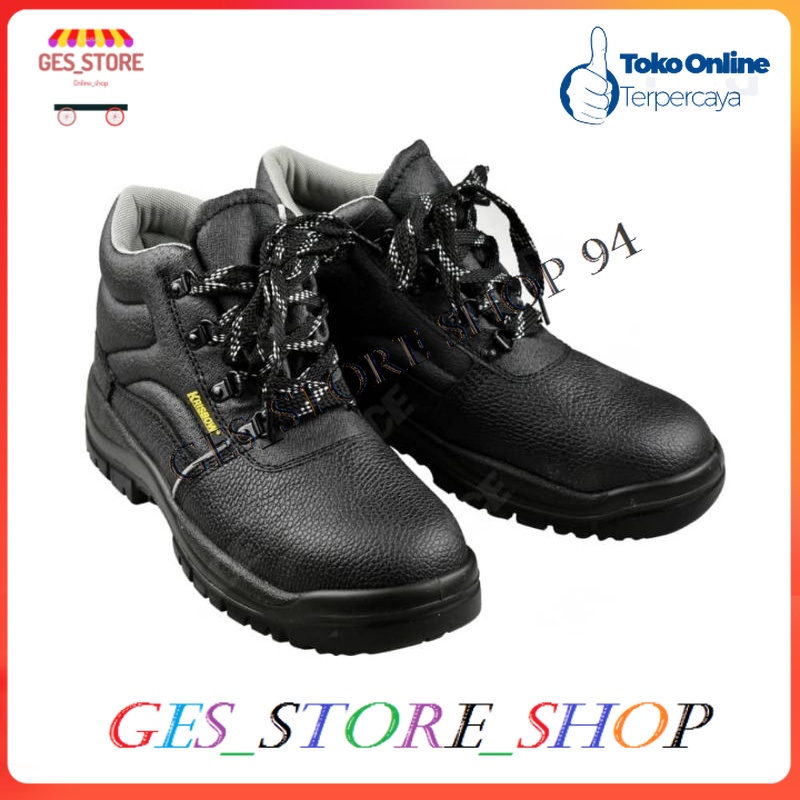 Sepatu Safety/Safety shoes arrow Krisbow 6 inch/Sepatu besi/sepatu Krisbow/sepatu proyek