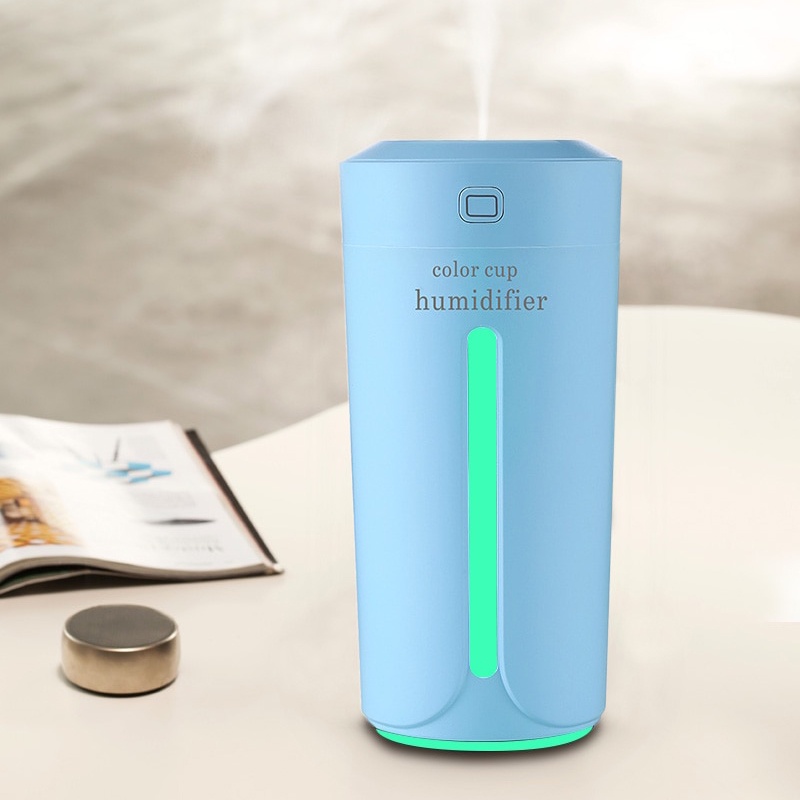 Air Humidifier Ultrasonic Aromatherapy Oil Diffuser 230ml -- Taffware