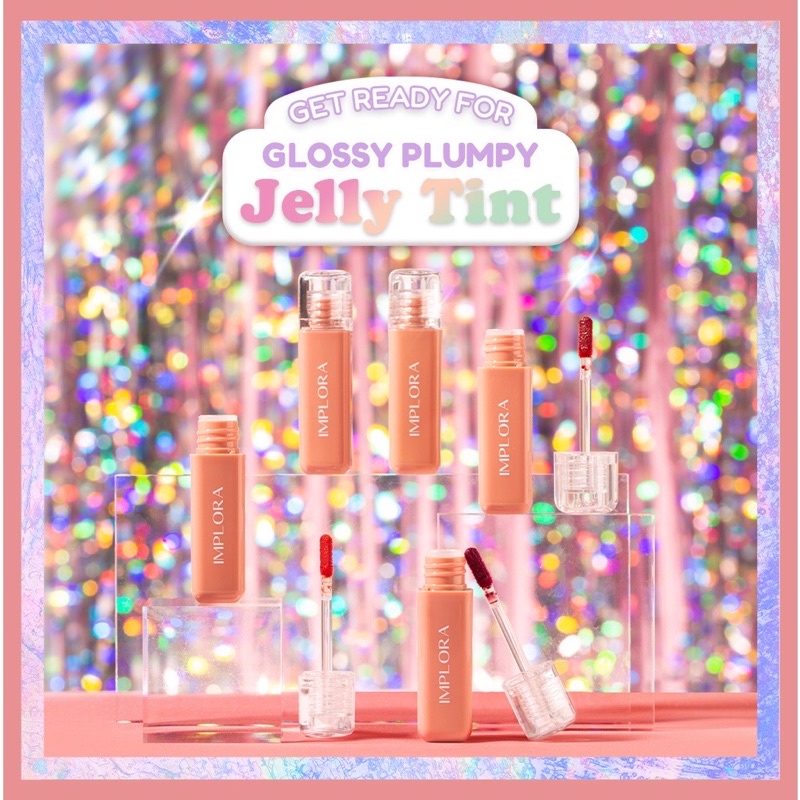 IMPLORA JELLY TINT - LIP TINT JELLY IMPLORA 5ML MERRIPOSA DREAM PEACH TRUE VINTAGE VIT E - BPOM LIPTINT