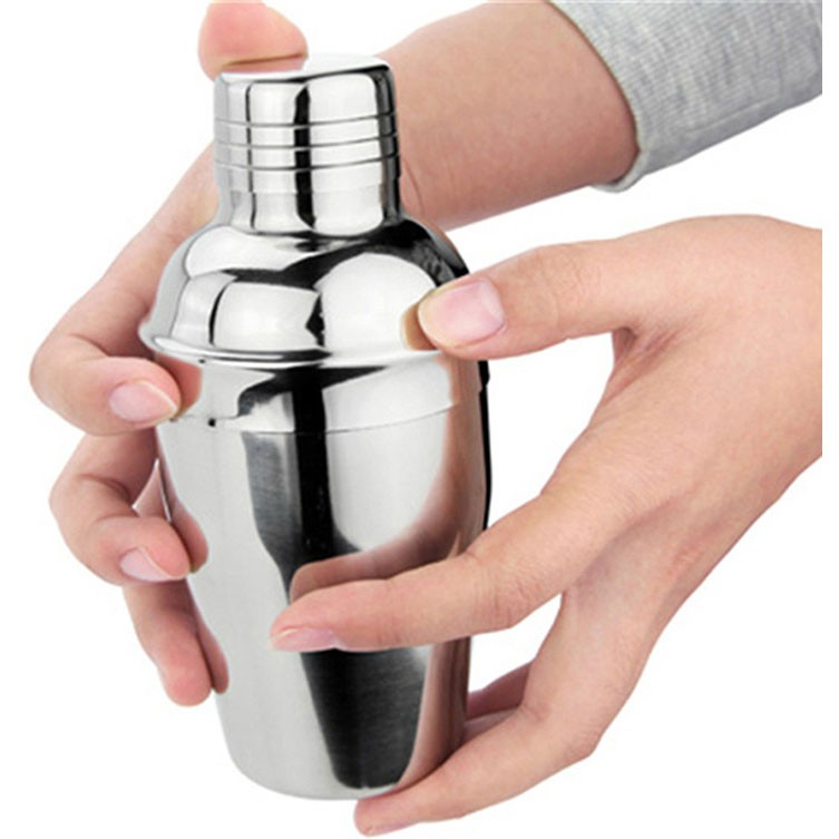 Cocktail Shaker Japanese Stainless Steel 250ml - Silver