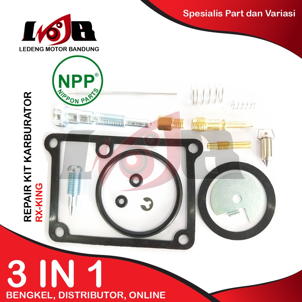 NPP RepairKit Karburator Rx king Parkit Carbu Carburator set Daleman Karbu