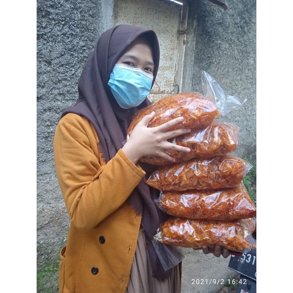

ADR Keripik SINGKONG PEDAS kripset legend gr