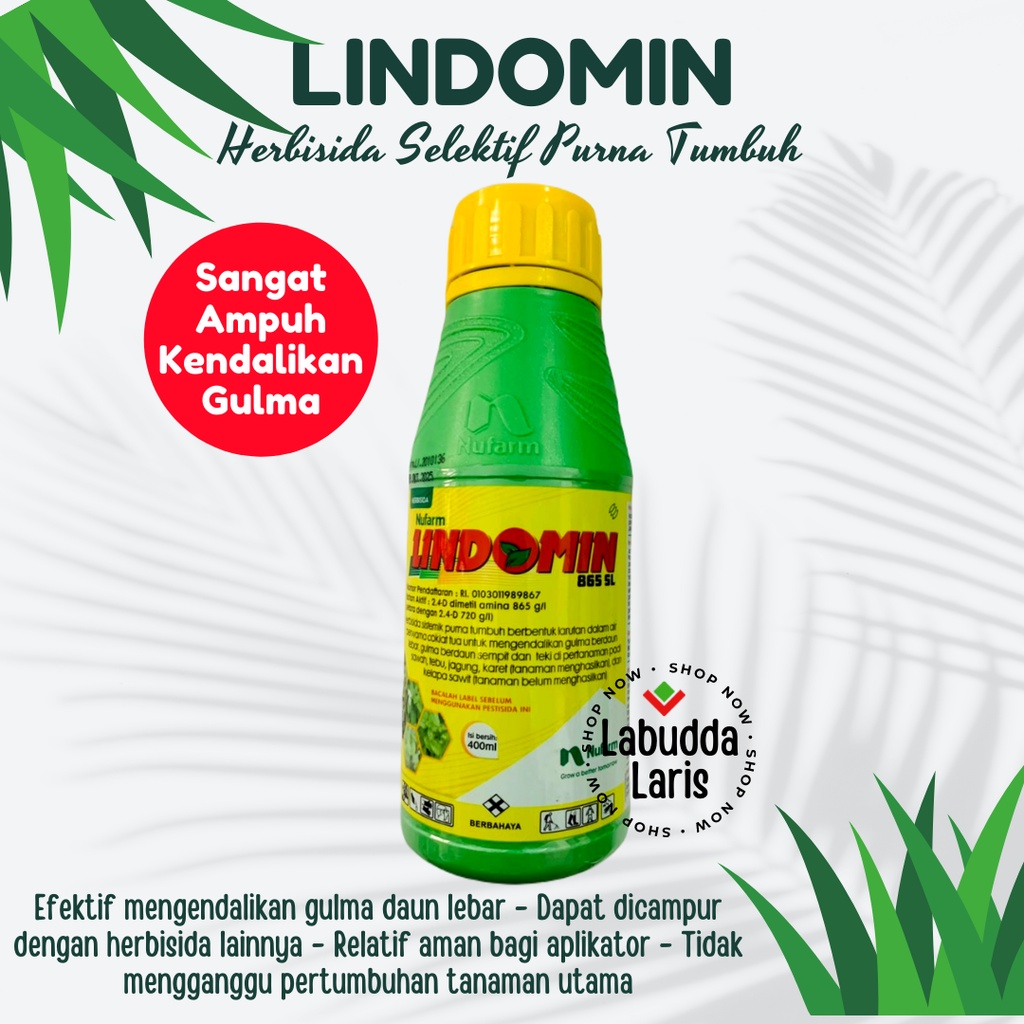 Lindomin Herbisida Rumput Lindomin Herbisida Obat Pertanian Herbisida Selektif Lindomin 400ml 865sl 