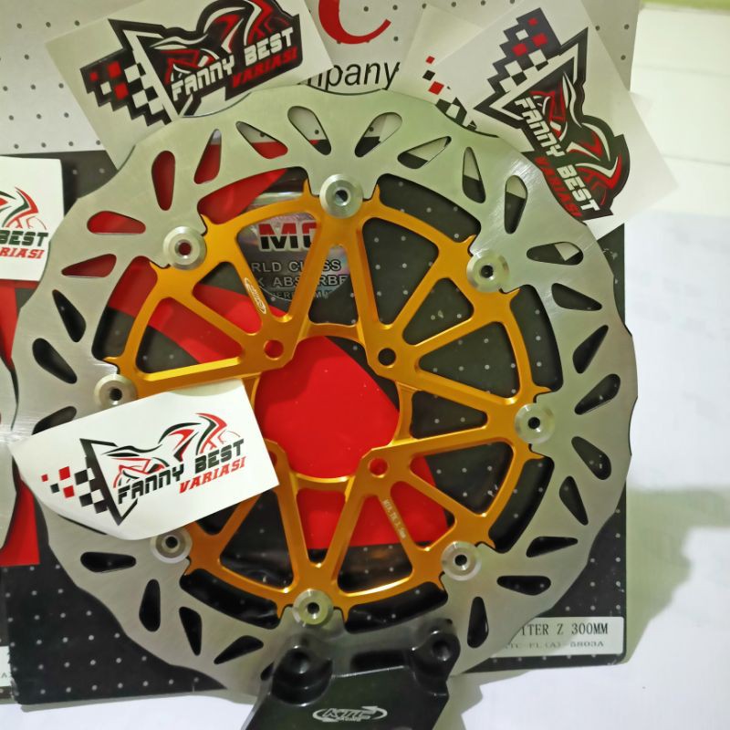 disc brake - piringan cakram depan KTC model MOTO 1 jupiter z - F1Zr -RX-King -Jupiter MX old 300mm-4