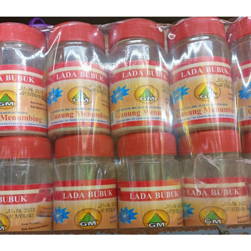 

❤️GROSIR❤️LADA BOTOL BUBUK 1 LUSIN ( 12 x 45gr)
