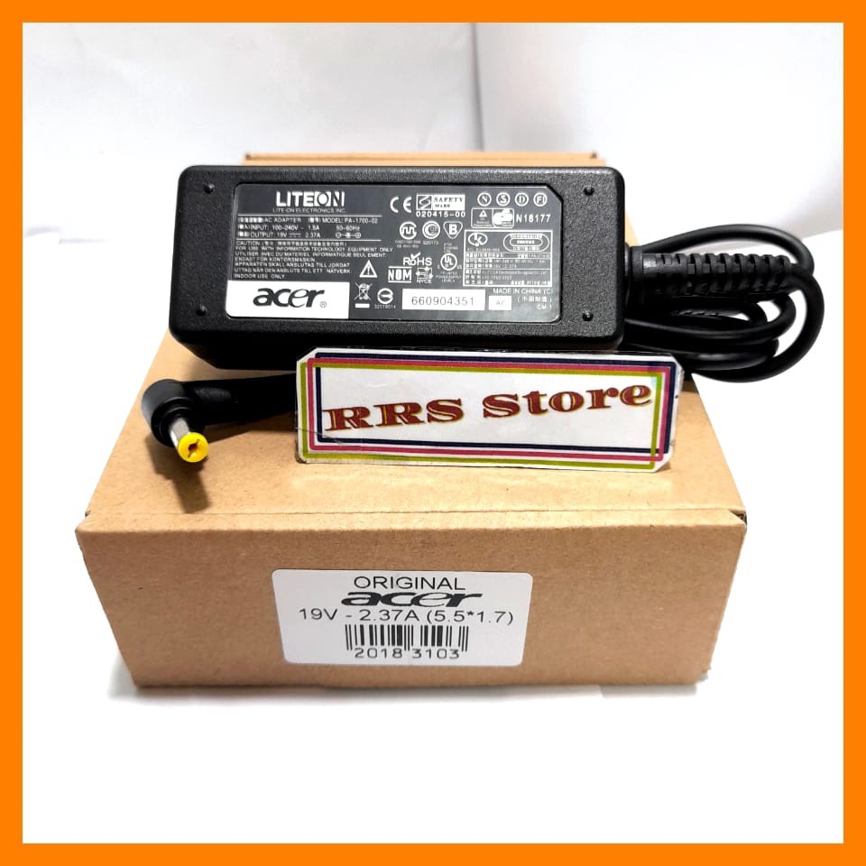 ADAPTOR 19V 2.37A 45W Laptop Adapter Charger For Acer Aspire 3 A314-31 A515-51-3509 E5-573-516D Series Notebook Power Supply