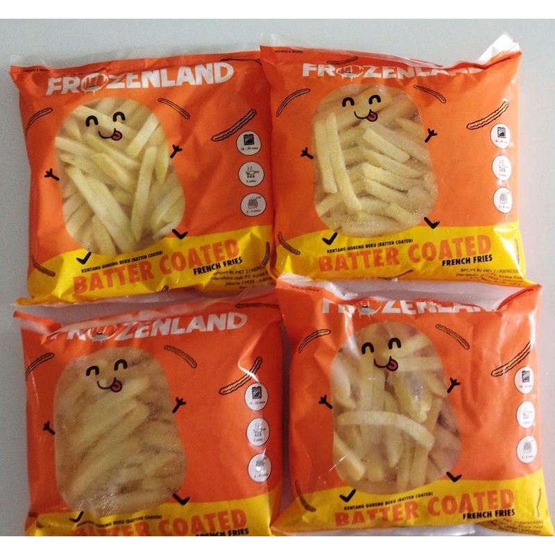 

Frozenland French Fries Butter Coated 500 gram