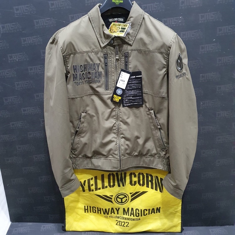 Jacket Jaket Touring Yellow Corn YB 2100 Khaki New Collection Original