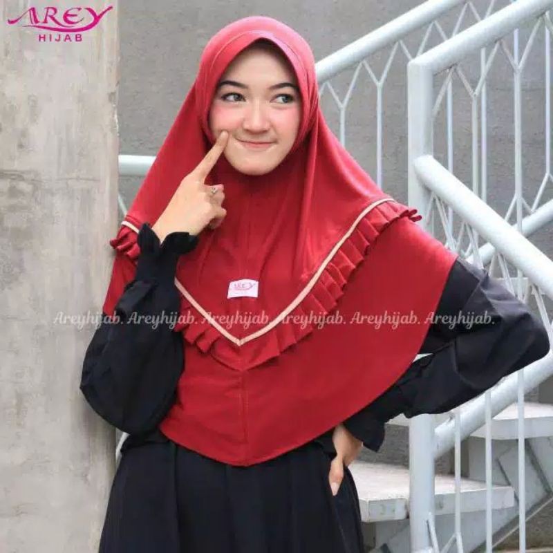 jilbab bhubhu by arey /jilbab instan/ jilbab murah /jilbab bagus /hijab cantik /grosir cirebon