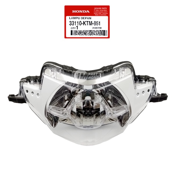 33110-KTM-851 Reflektor Lampu Depan SUPRA X 125 lama 2005 - 2006 ORIGINAL AHM