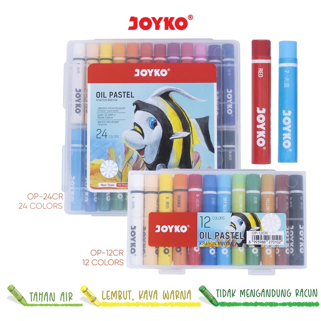 

Krayon Minyak Oil Pastel Joyko OP-CR