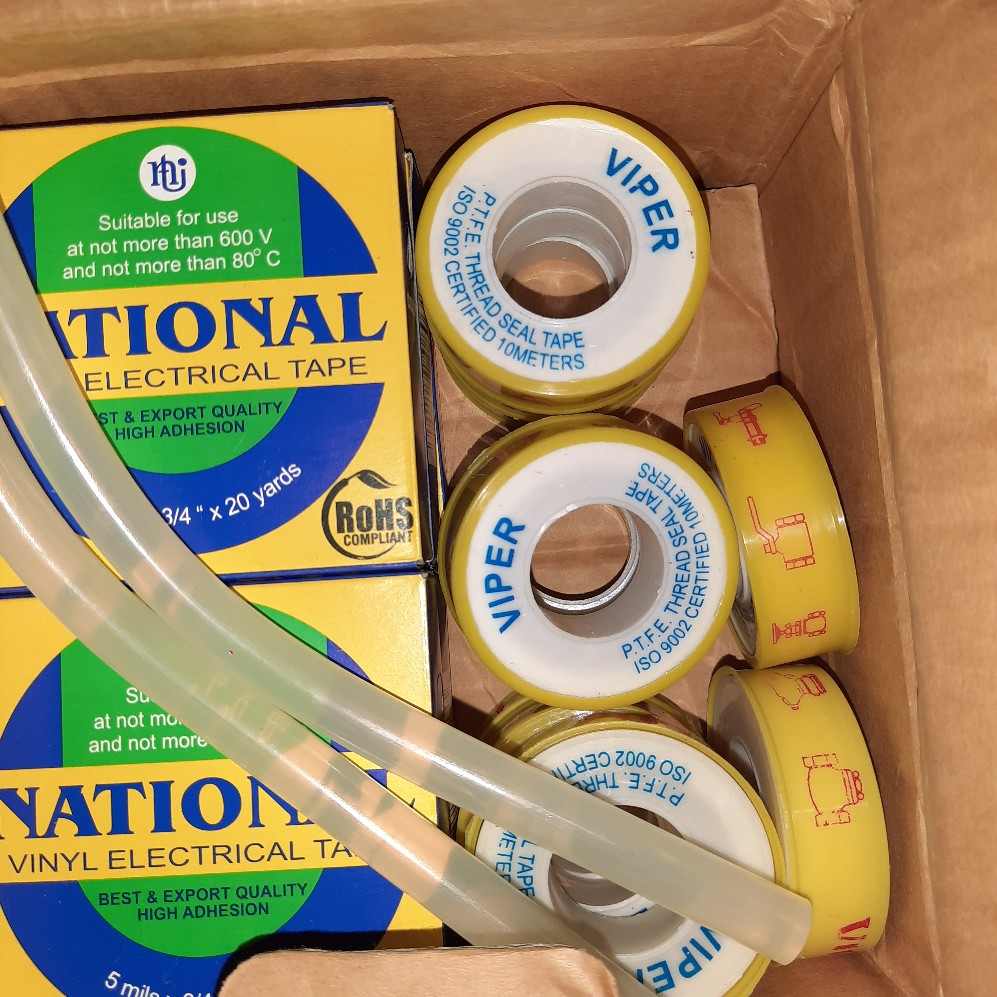 Seal Tape Isi 10 Meter Kig / Ptfe Seal Tape Pipa Kig Onda 1/2 12mm Siltip Seltip Sealtape Kran Air