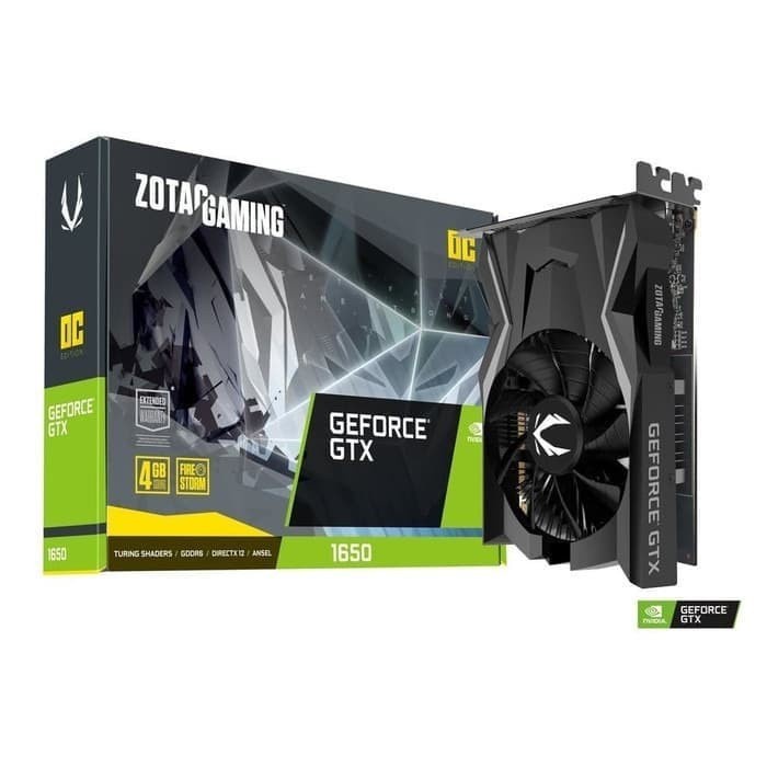 VGA ZOTAC GAMING GeForce GTX 1650 OC 4G D6 |4GB|GDDR6