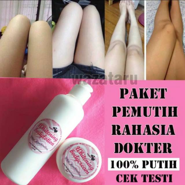 STOCK TERBATAS  Wazataru Body Skincare - Pemutih Kulit 100% AMPUH  - Pemutih badan