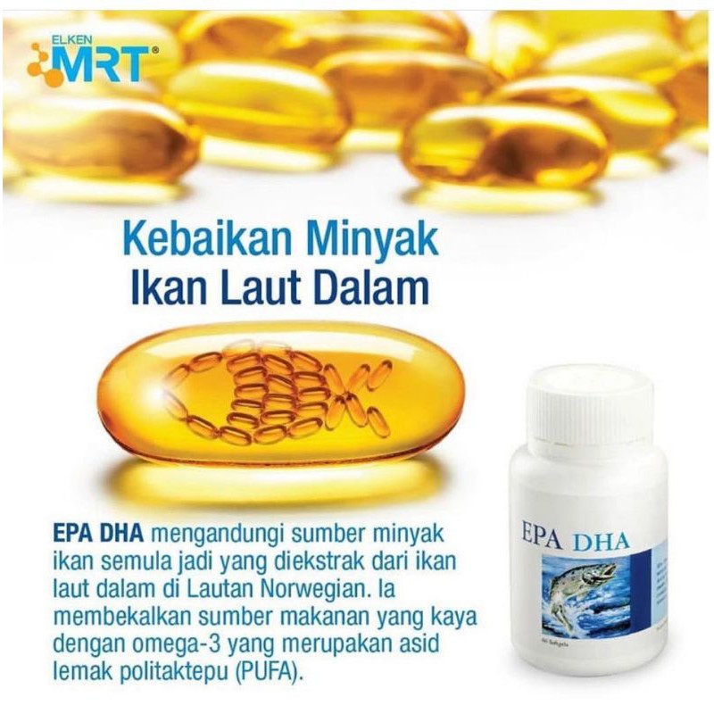 Fish Oil EPA DHA 1000mg Elken
