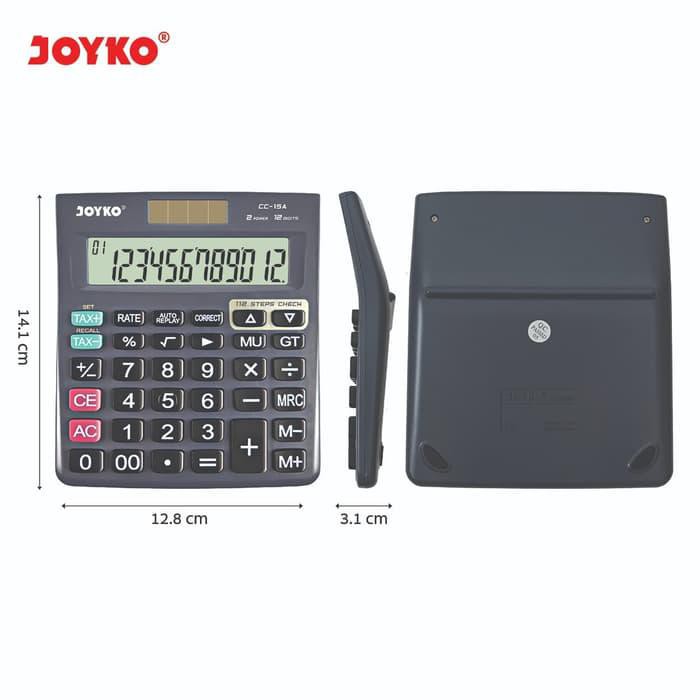 

Terlaris Calculator / Kalkulator Joyko CC-15A / 12 Digits / Check Correct Paling oke