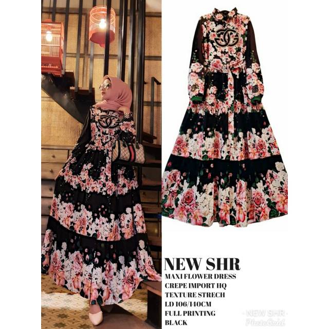 Maxi dress Gucci Bunga SHR Original