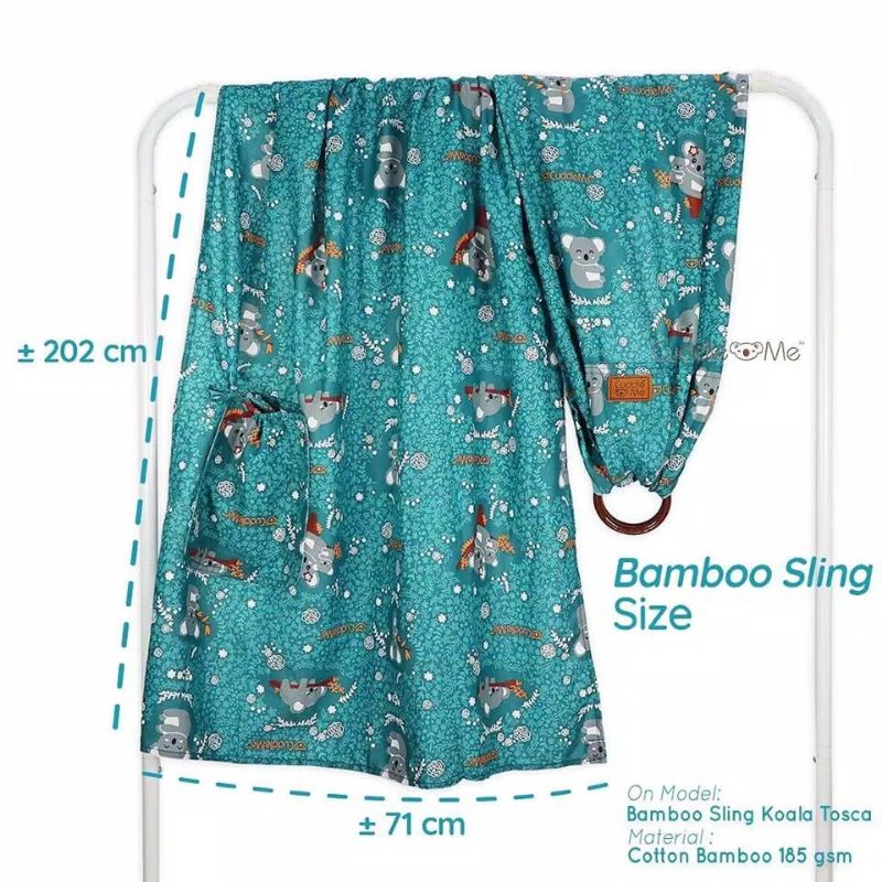 Cuddle Me Gendongan Ring Sling Bamboo CuddleaMe Gendongan Bayi Instan Bambu PGM G05