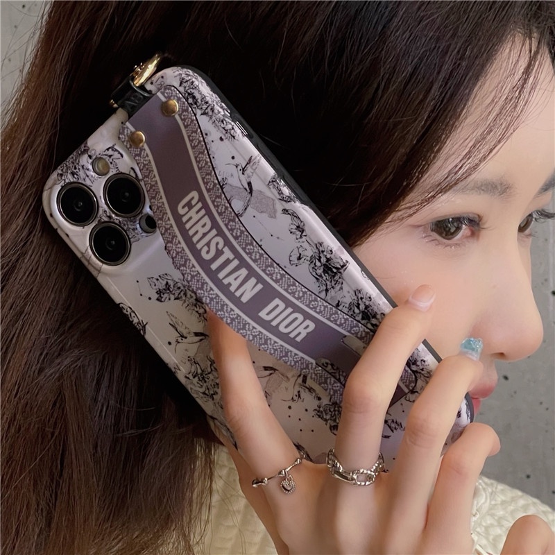 Case Bahan Silikon Dengan Wristband Shockproof Untuk Iphone X Xs Xr Xsmax 13 12 11pro Max