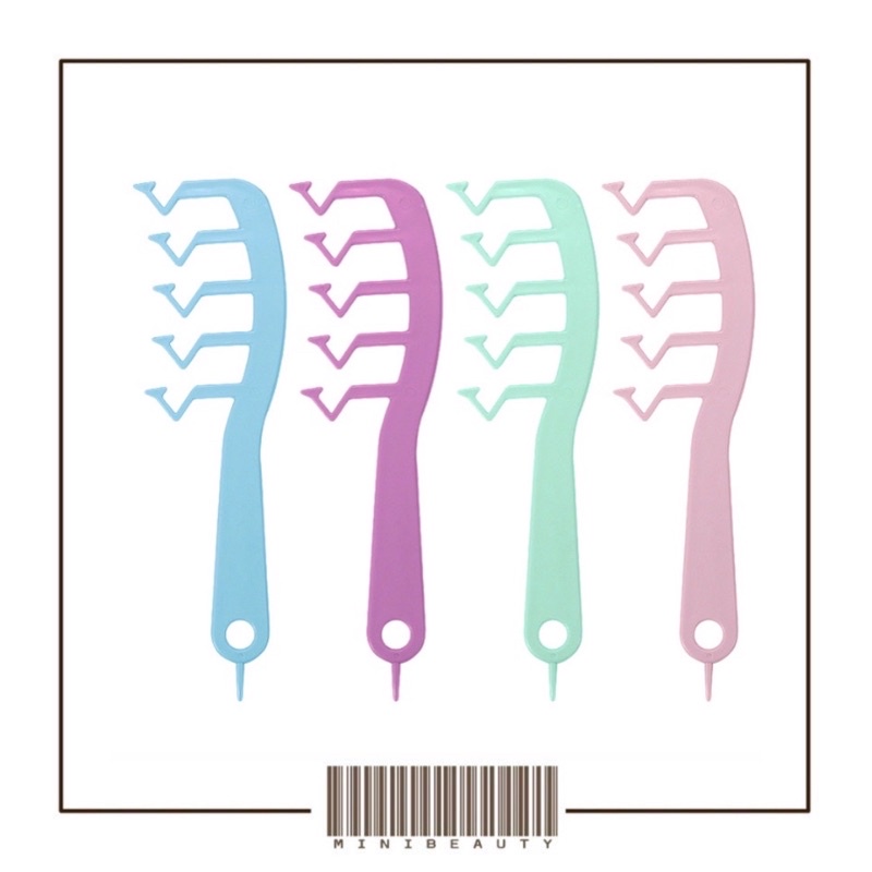 sisir rambut zigzag style korea hair comb parting