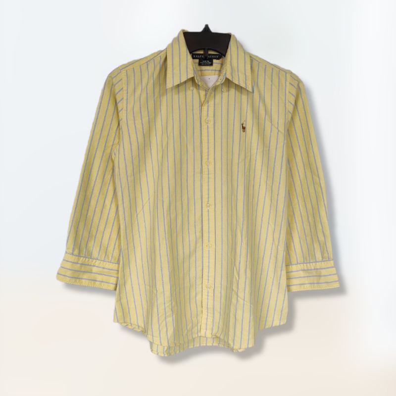 Kemeja wanita style modis kemeja salur wanita kemeja thrift shop kemeja murah thrift kemeja brand th