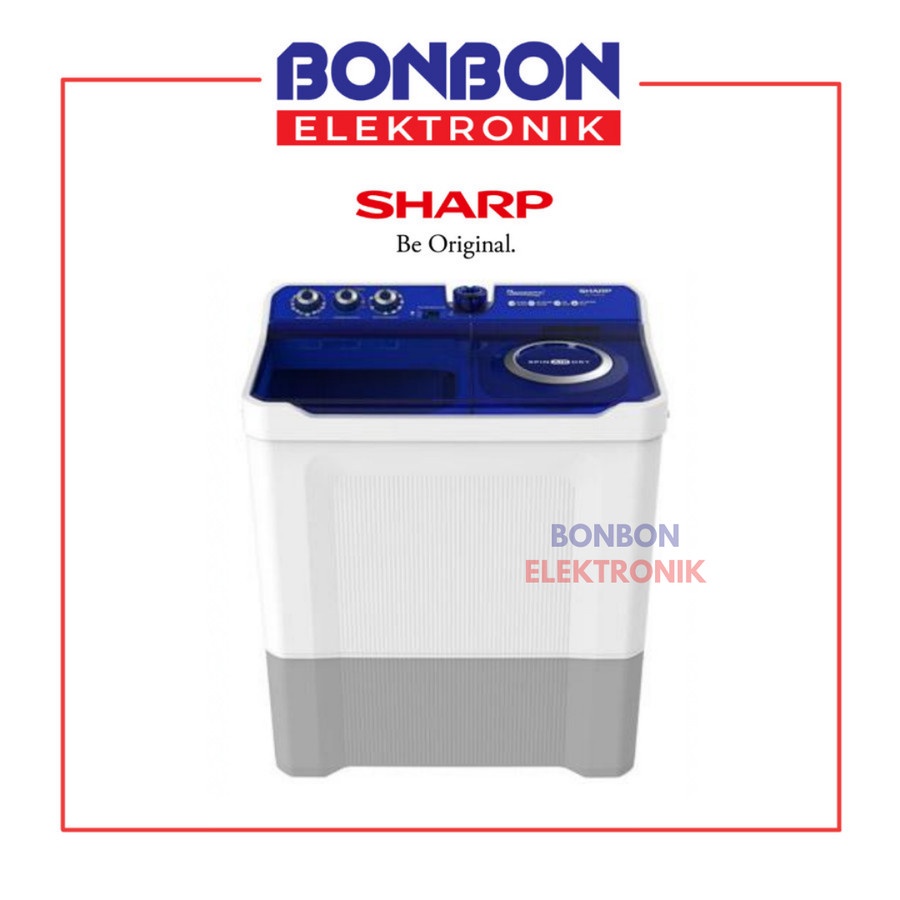 Sharp Mesin Cuci 2 Tabung 14KG ES-T1490WA-BL / EST 1490 WABL / WA BL